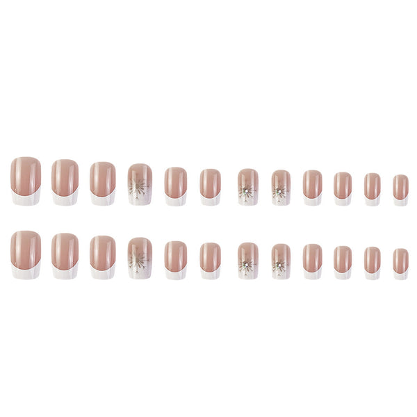 12 Sizes-24 Pcs Press On Nails DZ162