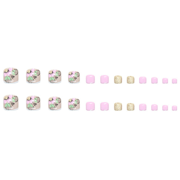 12 Sizes-24 Pcs Press On Nails Y052