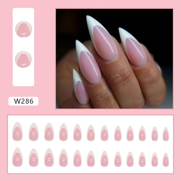 12 Sizes-24 Pcs Press On Nails W286