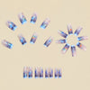 12 Sizes-24 Pcs Press On Nails Y1085