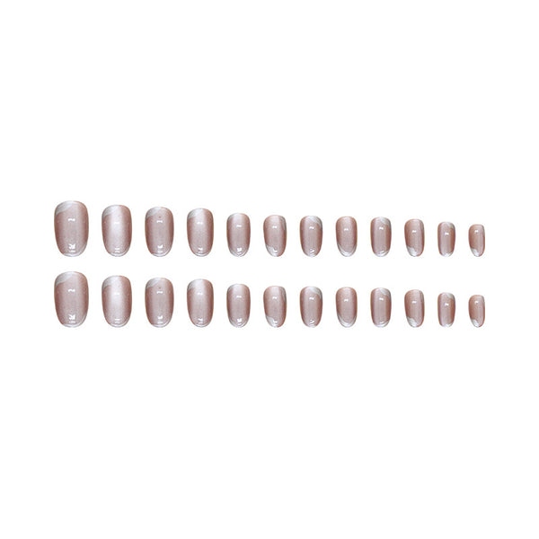 12 Sizes-24 Pcs Press On Nails W1522
