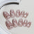 12 Sizes-24 Pcs Press On Nails MY035
