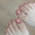 12 Sizes-24 Pcs Press On Nails F142