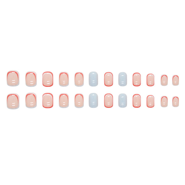 12 Sizes-24 Pcs Press On Nails W988