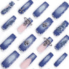 12 Sizes-24 Pcs Press On Nails JP2833