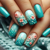 12 Sizes-24 Pcs Press On Nails Y1027