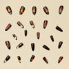 12 Sizes-24 Pcs Press On Nails Y123