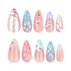 12 Sizes-24 Pcs Press On Nails JP3267