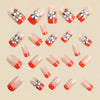 12 Sizes-24 Pcs Press On Nails Y1976