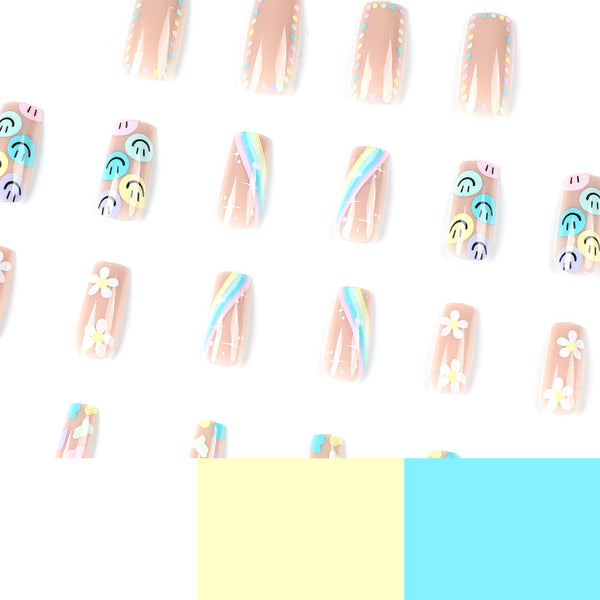 12 Sizes-24 Pcs Press On Nails JP2487