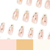 12 Sizes-24 Pcs Press On Nails JP1740