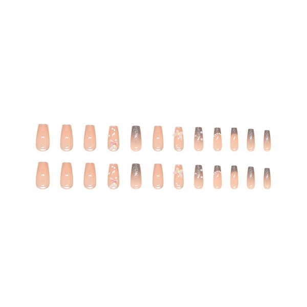 12 Sizes-24 Pcs Press On Nails Z838