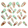 12 Sizes-24 Pcs Press On Nails Y1254