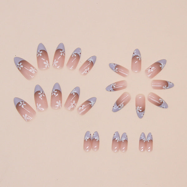 12 Sizes-24 Pcs Press On Nails W1597