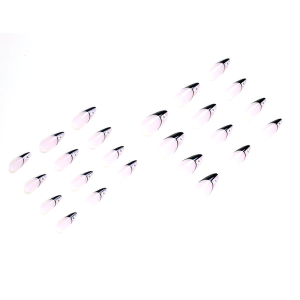 12 Sizes-24 Pcs Press On Nails JP1581
