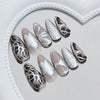 12 Sizes-24 Pcs Press On Nails W2007