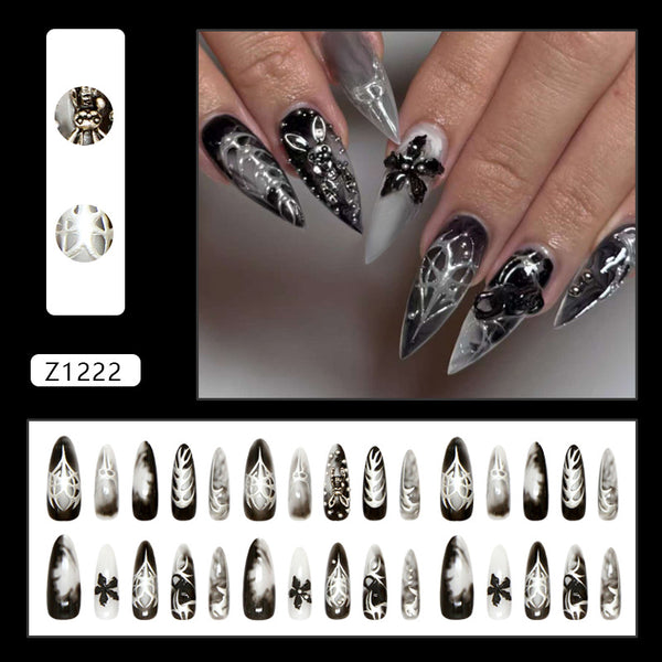 30 Pcs Press On Nails Z1222