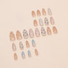 12 Sizes-24 Pcs Press On Nails R873