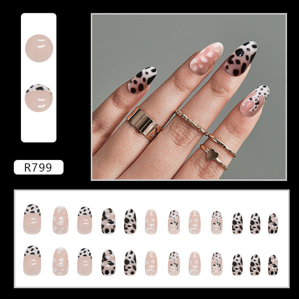 12 Sizes-24 Pcs Press On Nails R767