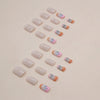 12 Sizes-24 Pcs Press On Nails W1444