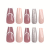 12 Sizes-24 Pcs Press On Nails JP3043