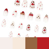 12 Sizes-24 Pcs Press On Nails JP4054