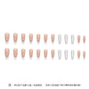 12 Sizes-24 Pcs Press On Nails W411