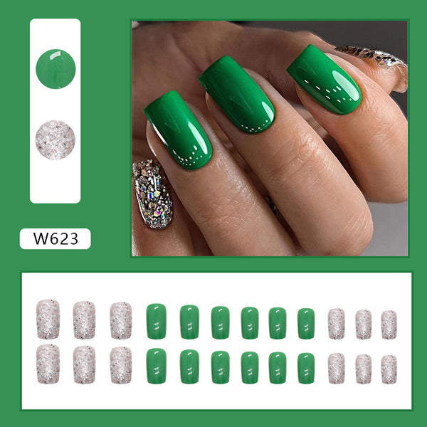 12 Sizes-24 Pcs Press On Nails W623