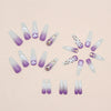 12 Sizes-24 Pcs Press On Nails Z722