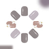 12 Sizes-24 Pcs Press On Nails C1338