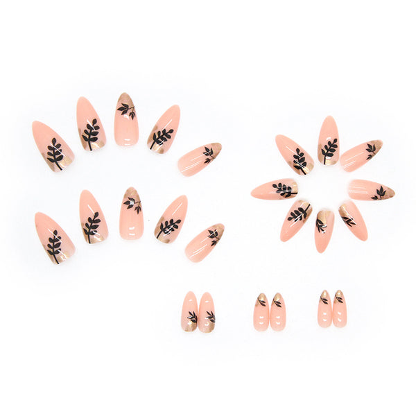 12 Sizes-24 Pcs Press On Nails W246