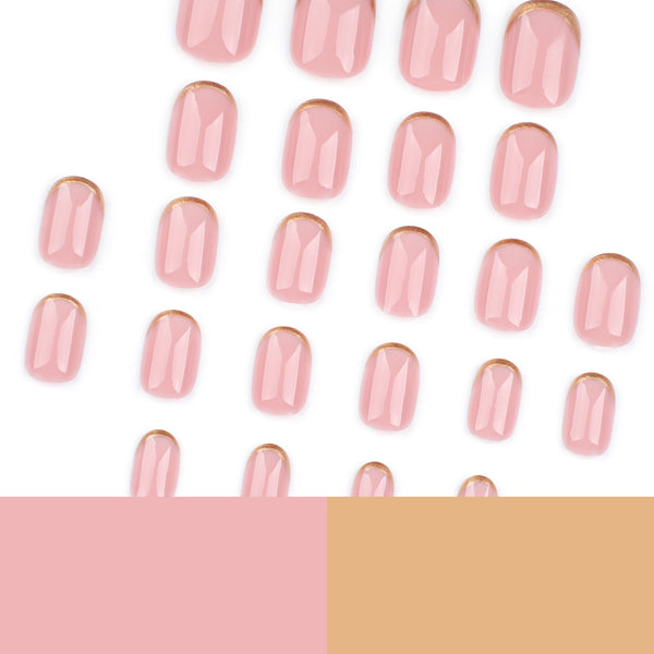 12 Sizes-24 Pcs Press On Nails JP3437