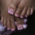 12 Sizes-24 Pcs Press On Nails JP3810