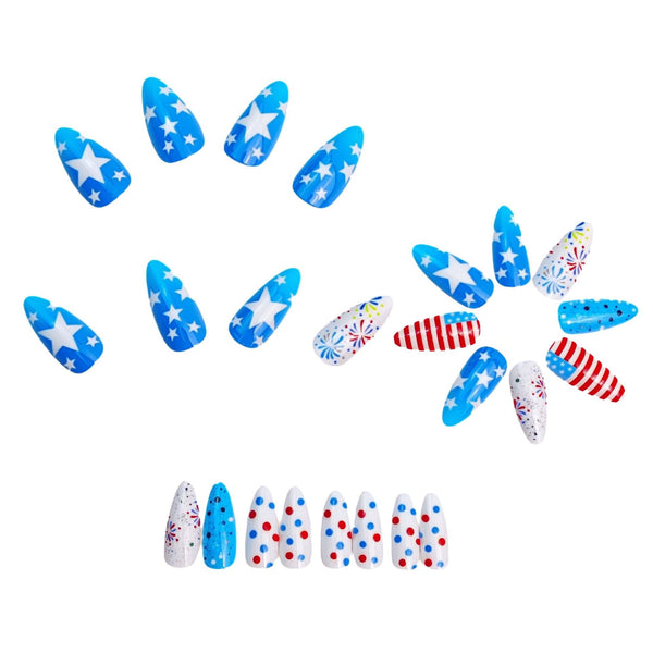 12 Sizes-24 Pcs Press On Nails Y1984