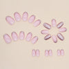 12 Sizes-24 PcsPress On Nails W495