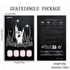 12 Sizes-24 Pcs Press On Nails C1291