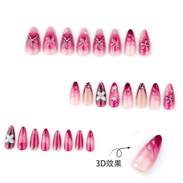 12 Sizes-24 Pcs Press On Nails JP3780