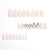 12 Sizes-24 Pcs Press On Nails JP2957