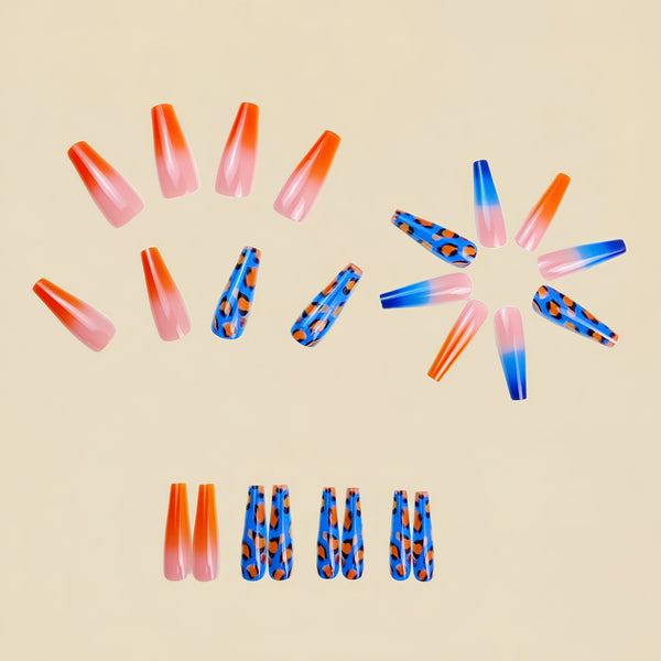 12 Sizes-24 Pcs Press On Nails Y832