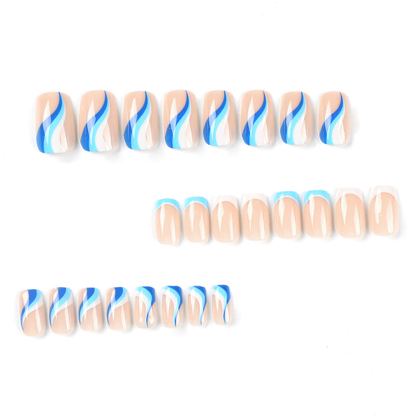 12 Sizes-24 Pcs Press On Nails JP2531