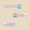 12 Sizes-24 Pcs Press On Nails Y704