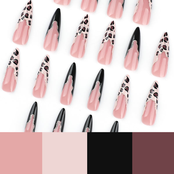 12 Sizes-24 Pcs Press On Nails JP3591