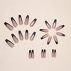 12 Sizes-24 Pcs Press On Nails Z595