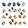 12 Sizes-24 Pcs Press On Nails Y096