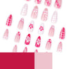 12 Sizes-24 Pcs Press On Nails JP3838