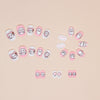 12 Sizes-24 Pcs Press On Nails K018