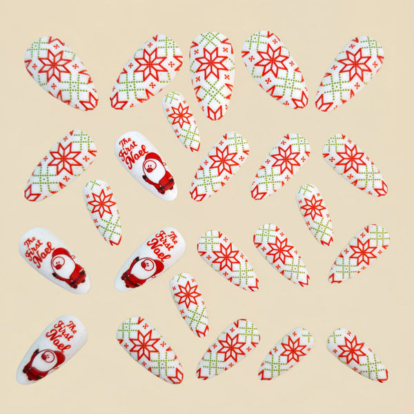 12 Sizes-24 Pcs Press On Nails Y1311