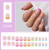 12 Sizes-24 Pcs Press On Nails C1240