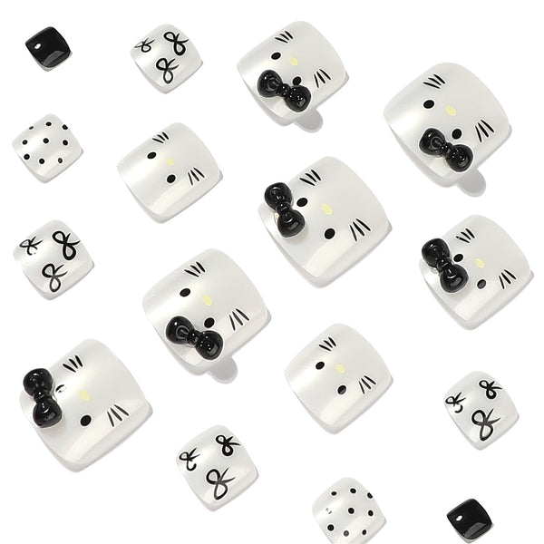 12 Sizes-24 Pcs Press On Nails JP4450