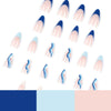 12 Sizes-24 Pcs Press On Nails JP1938